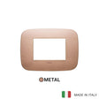 Vimar Arke Round Plate 3M Metal Brushed Copper