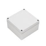Boxco M-Series 180x180x100mm Plastic Enclosure, IP67, IK08, ABS, Grey Cover, Screw Type - PHOTO 1