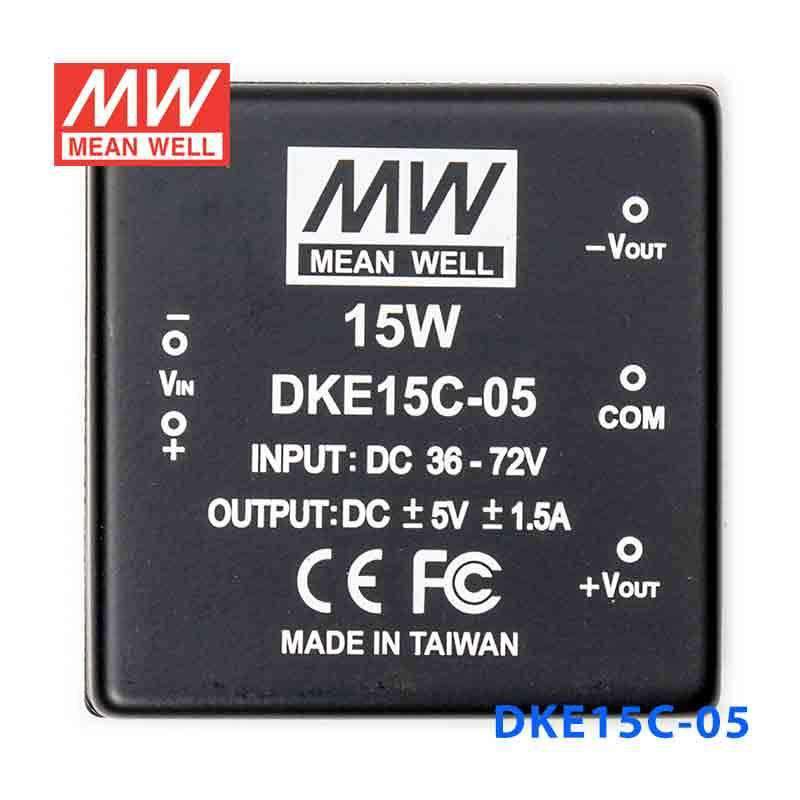 Mean Well DKE15C-05 DC-DC Converter - 15W - 36~72V in ±5V out 1.5A - PHOTO 2