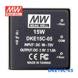 Mean Well DKE15C-05 DC-DC Converter - 15W - 36~72V in ±5V out 1.5A - PHOTO 2
