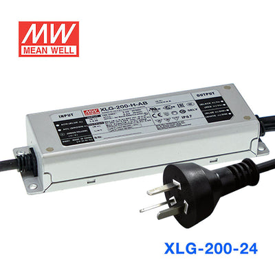 Mean Well S-XLG-200-24-A Power Supply 200W 24V with AU/NZ plug