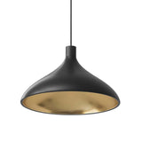 Pablo Pendant Swell Single Wide White / Brass - PHOTO 9