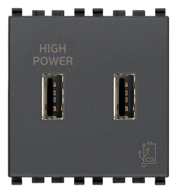 Eikon 5V 1A USB Supply Unit 2M Grey