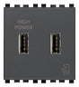Eikon 5V 1A USB Supply Unit 2M Grey