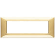 Vimar Plana Plate 7M Technopolymer Polished Gold