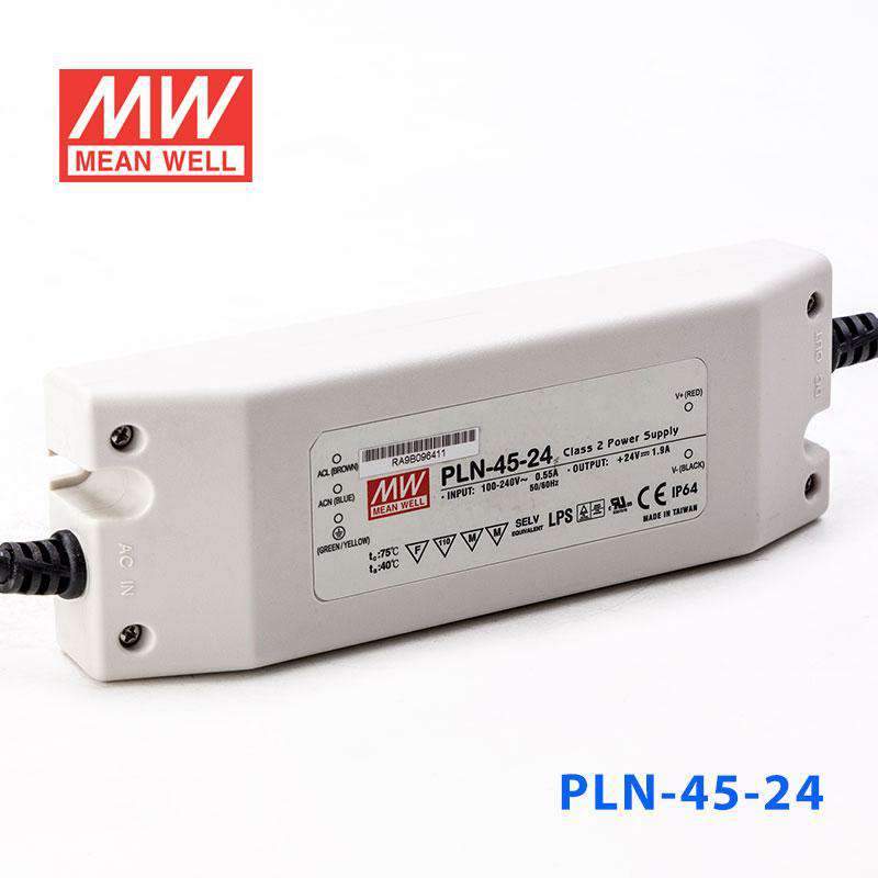 Mean Well PLN-45-24 Power Supply 45W 24V - IP64 - PHOTO 1