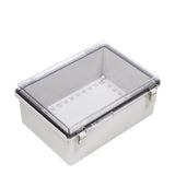 Boxco P-Series 250x350x150mm Plastic Enclosure, IP67, IK08, ABS, Transparent Cover, Molded Hinge and Latch Type - PHOTO 2