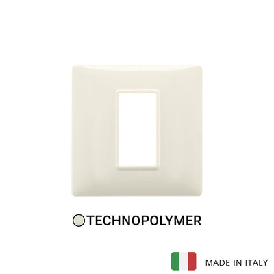 Vimar Plana Plate 1M Technopolymer Beige