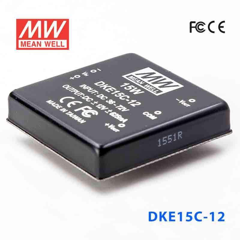 Mean Well DKE15C-12 DC-DC Converter - 15W - 36~72V in ±12V out 625mA