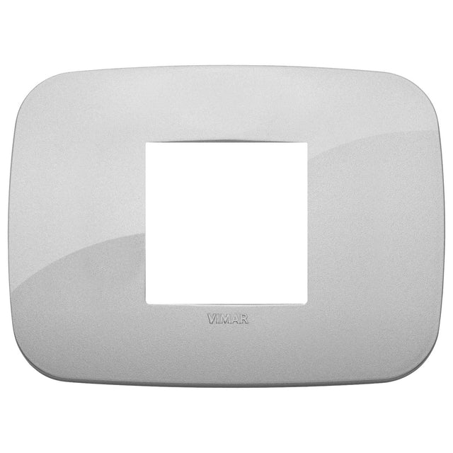 Vimar Arke Round Plate 2centrM Technopolymer Silver
