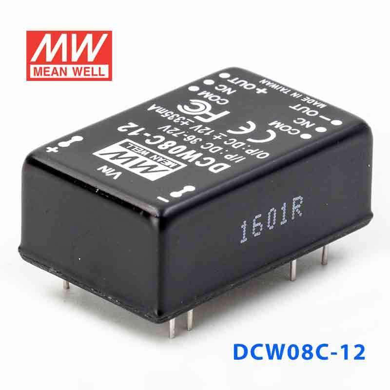 Mean Well DCW08C-12 DC-DC Converter - 8W - 36~72V in ±12V out - PHOTO 1