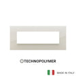 Vimar Arke Classic Plate 7M Reflex Ivory White