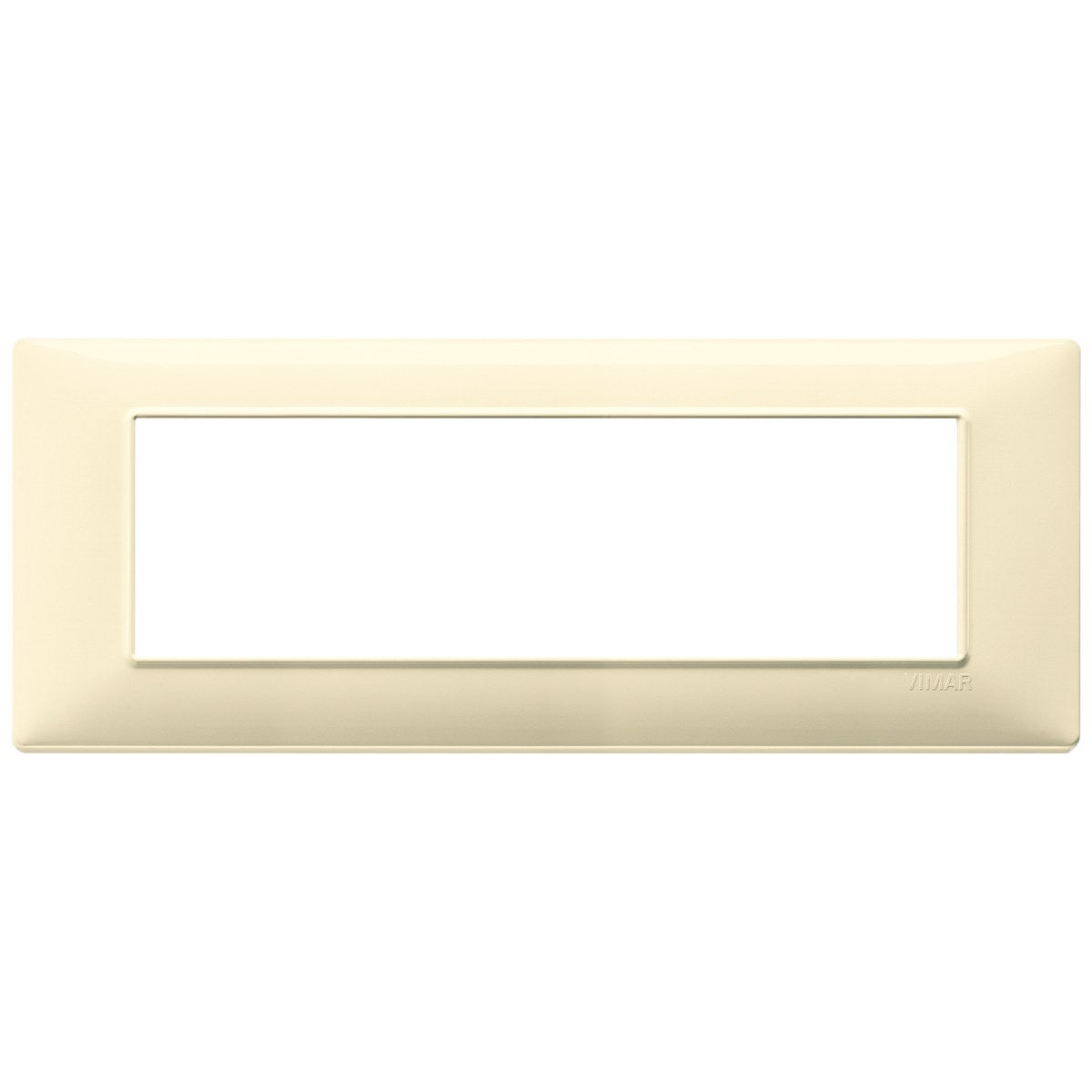 Vimar Plana Plate 7M Technopolymer Cream White