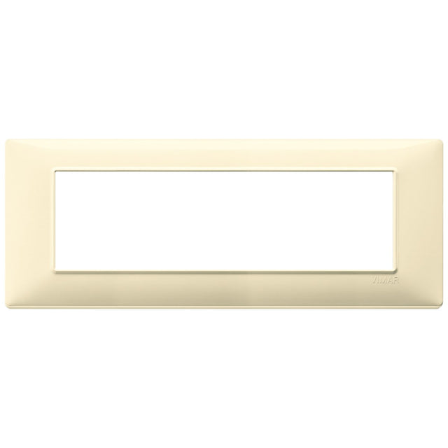 Vimar Plana Plate 7M Technopolymer Cream White