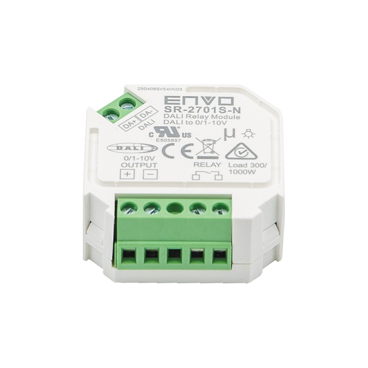 ENVO DALI2 Relay On/Off Control + DALI2 to 0/1-10V Converter, Configurable Single Address