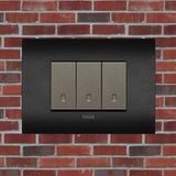 Vimar Arke Metal 3 Gang switch - Matt Graphite - 16A - PHOTO 10