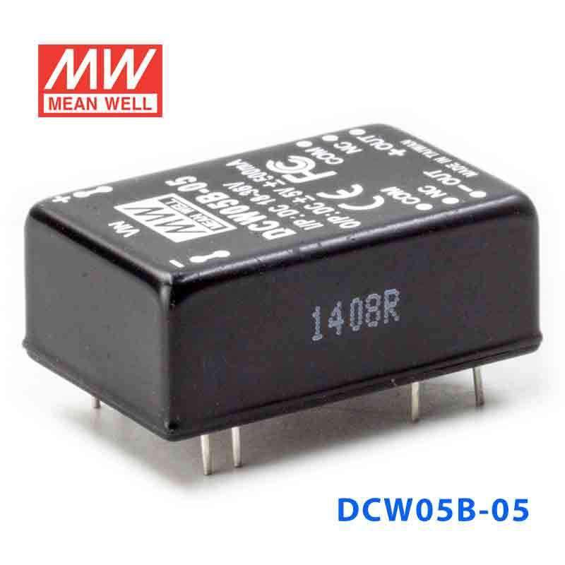 Mean Well DCW05B-05 DC-DC Converter - 5W - 18~36V in ±5V out - PHOTO 1