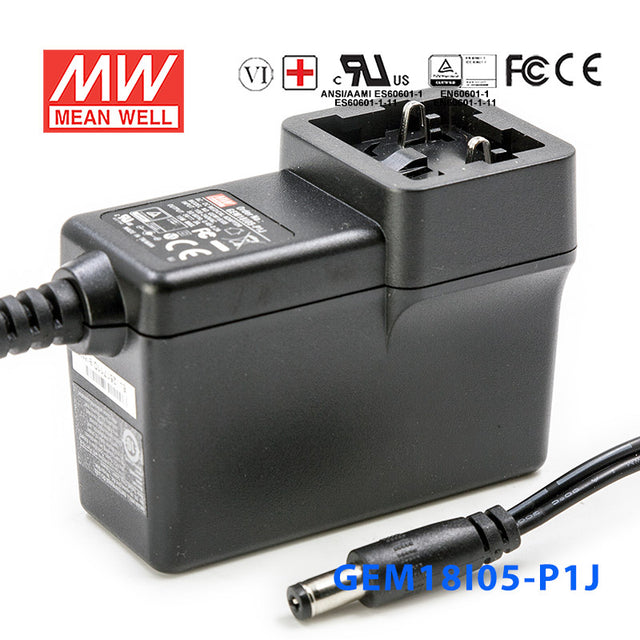 Mean Well GEM18I05-P1J Power Supply 15W 5V 3A