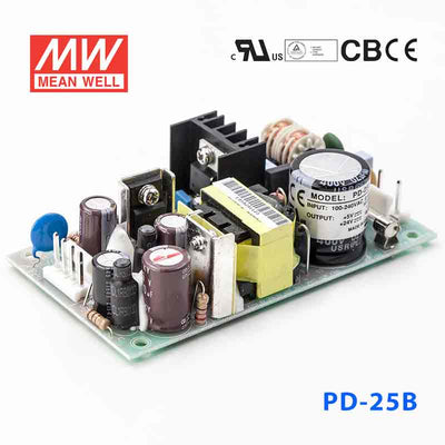 Mean Well PD-25B Power Supply 25W 5V 24V 1.2A