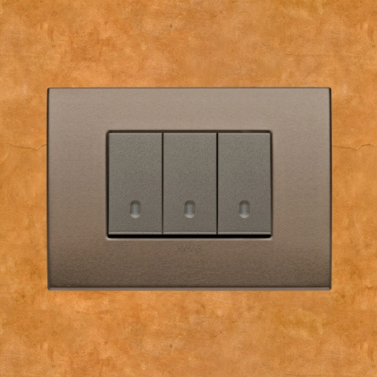 Vimar Arke Metal 3 Gang switch - Dark Bronze - 16A - PHOTO 24