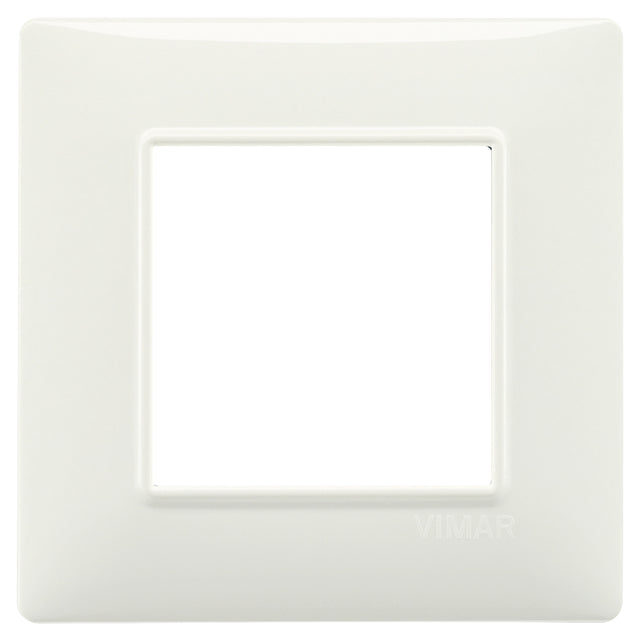Vimar Plana Plate 2M Technopolymer Ivory - Square