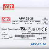 Mean Well APV-25-36 Power Supply 25W 36V 700mA - PHOTO 3
