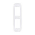 Vimar Arke Round Plate 2Mpan Technopolymer White