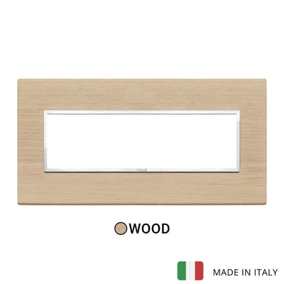 Vimar Eikon Evo Plate 7M Wood White Oak