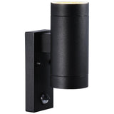 Nordlux Wall Tin Maxi Sensor Black Up-down Light