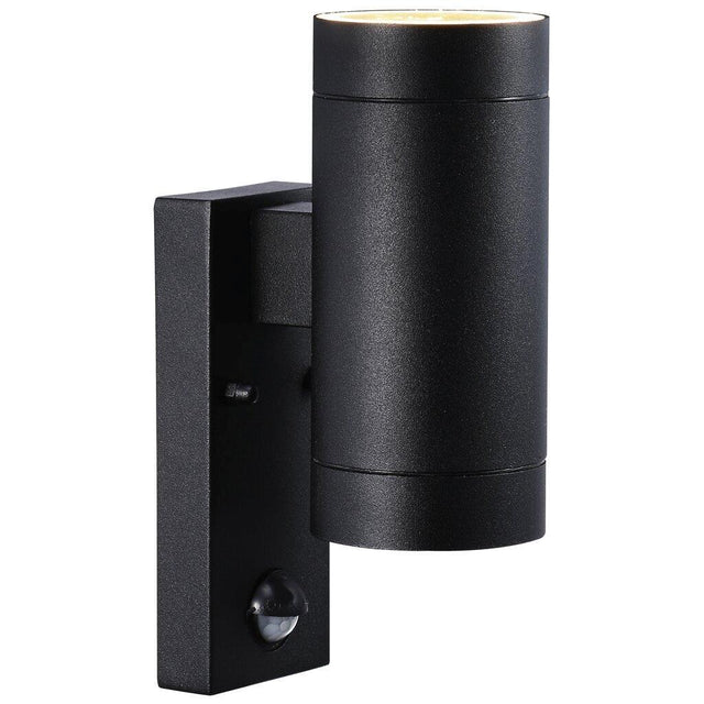 Nordlux Wall Tin Maxi Sensor Black Up-down Light