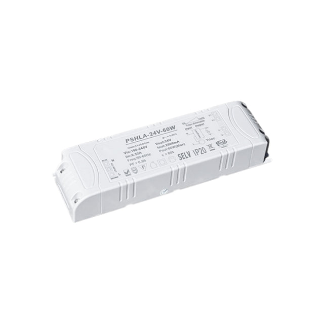 Thinkwise PSHLA-24V-60W Triac Dimmable Power Supply - 60W 24V 2.5A -  Screw Terminal