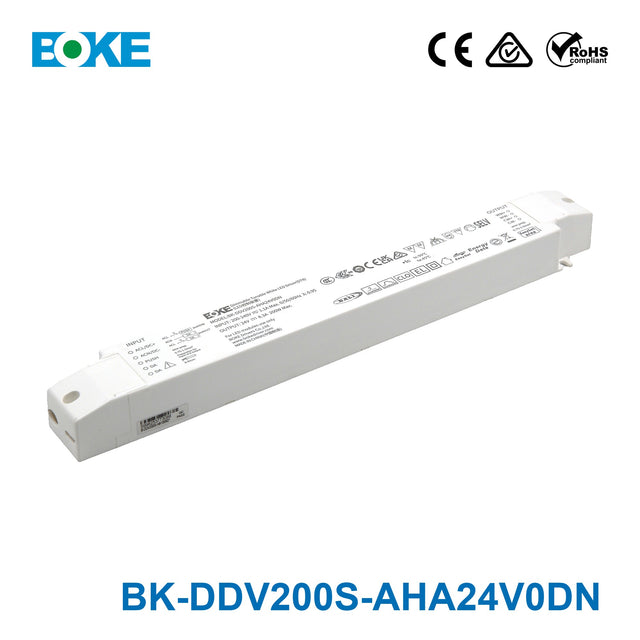 BOKE BK-DDV200S-AHA24V0DN 200W 24V DALI-2 DT8 Tunable White LED Driver 8.3A