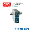 Mean Well XTR-240-36PI Three Phase Din Rail Power Supply 240W 36V - Push In 6.66A