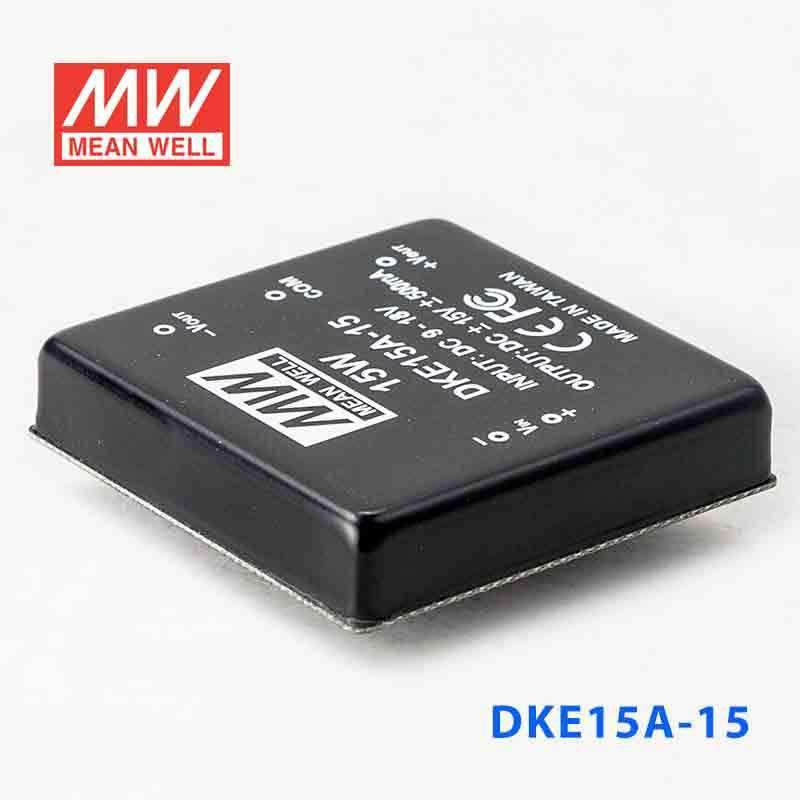 Mean Well DKE15A-15 DC-DC Converter - 15W - 9~18V in ±15V out 500mA - PHOTO 1