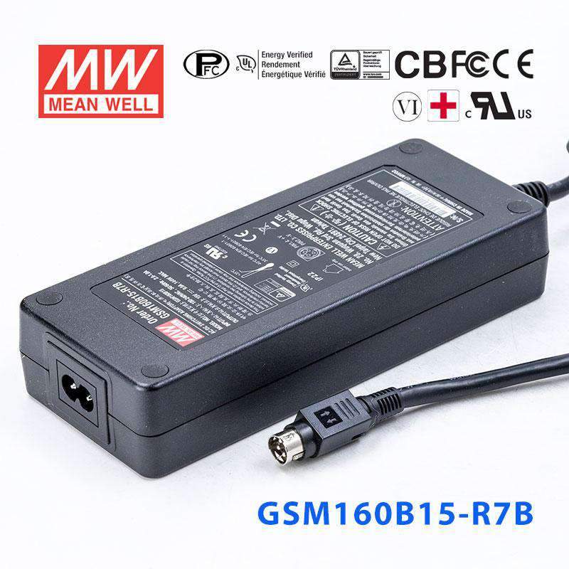 Mean Well GSM160B15-R7B Power Supply 144W 15V 9.6A