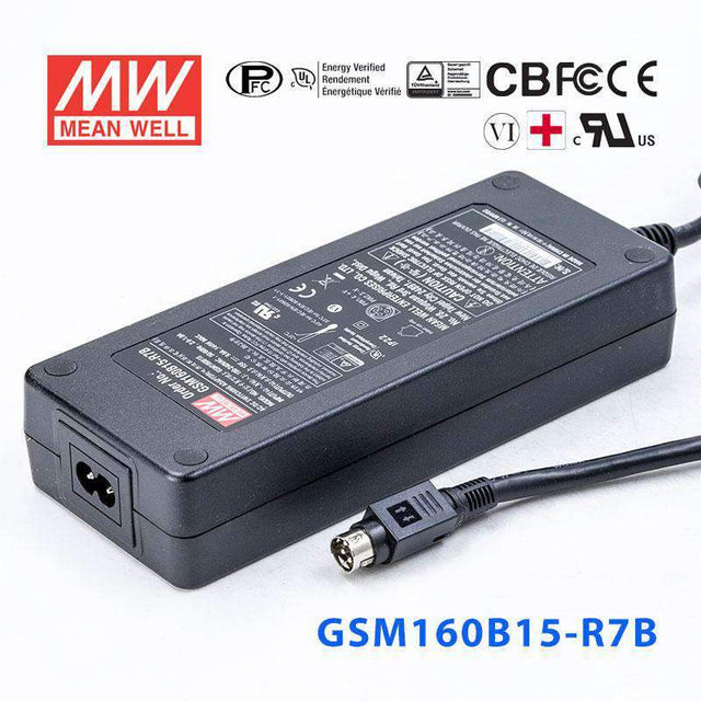 Mean Well GSM160B15-R7B Power Supply 144W 15V 9.6A
