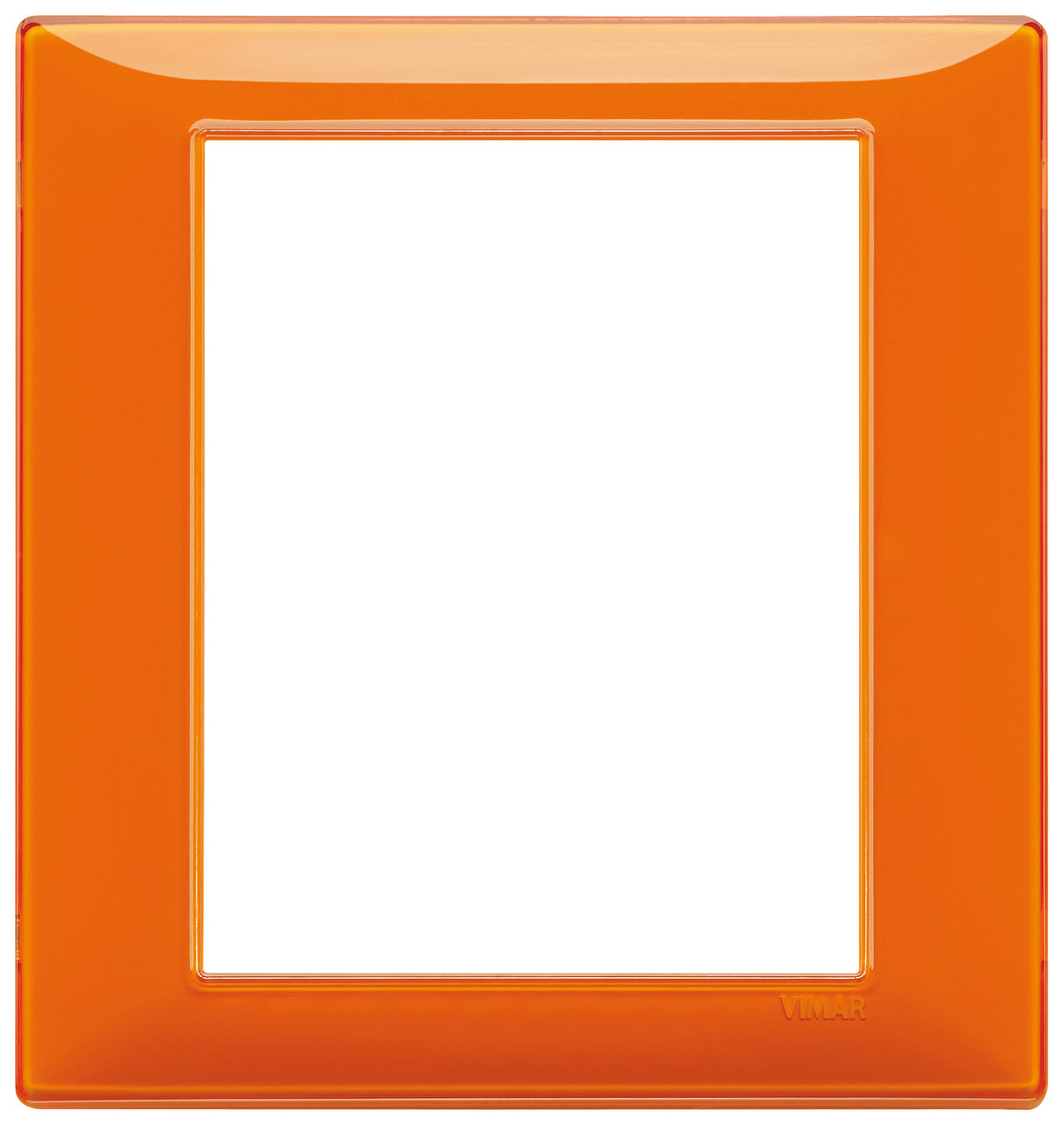 Vimar Plana Plate 8M Technopolymer Reflex Orange