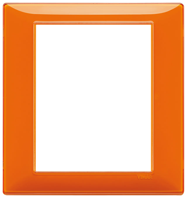 Vimar Plana Plate 8M Technopolymer Reflex Orange