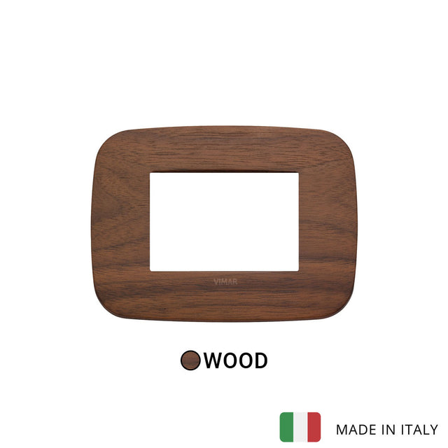 Vimar Arke Round Plate 3M Wood Walnut