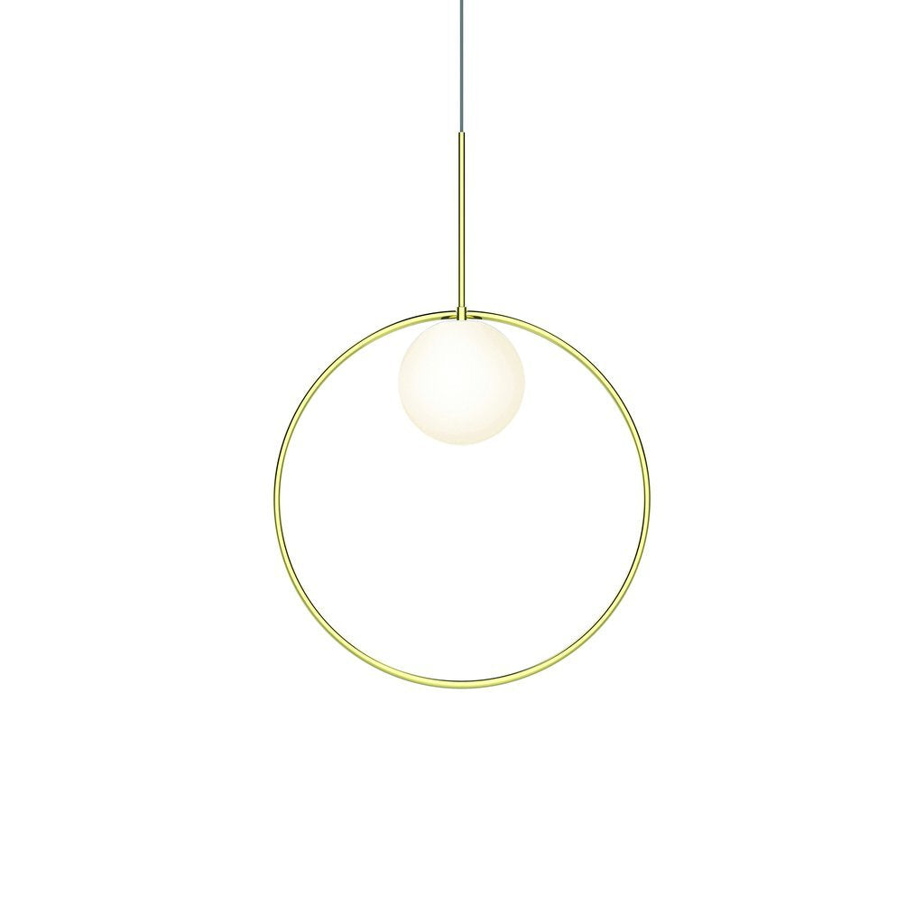 Pablo Pendant Bola Halo 18" Brass - PHOTO 2