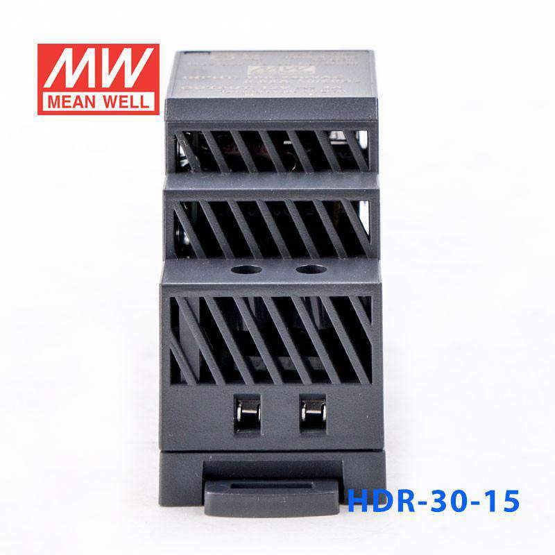 Mean Well HDR-30-15 Ultra Slim Step Shape Power Supply 30W 15V - DIN Rail - PHOTO 4