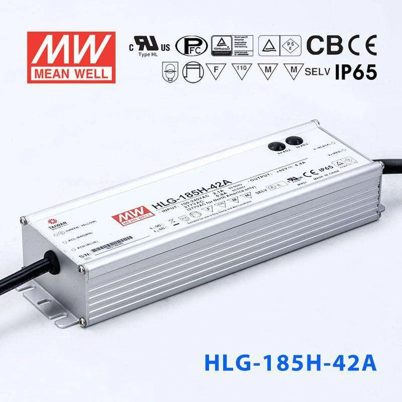 Mean Well HLG-185H-42A Power Supply 185W 42V - Adjustable 4.4A