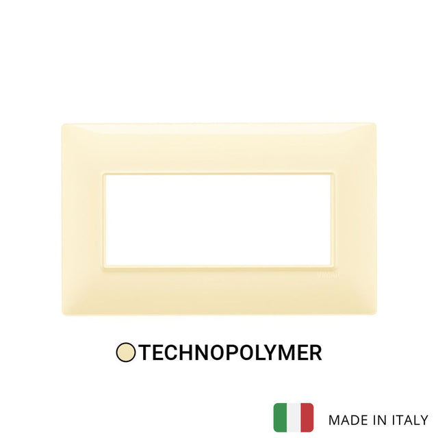 Vimar Plana Plate 5M BS Technopolymer Beige