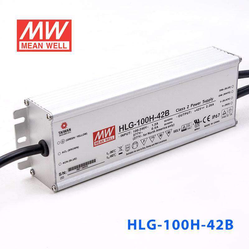 Mean Well HLG-100H-42B Power Supply 100W 42V - Dimmable - PHOTO 1