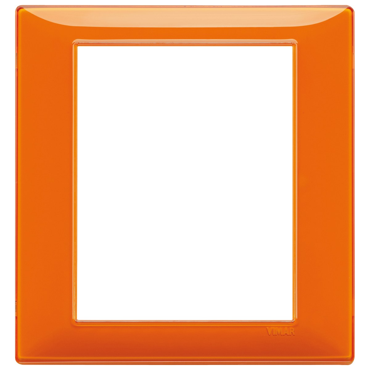 Vimar Plana Plate 8M Technopolymer Reflex Orange