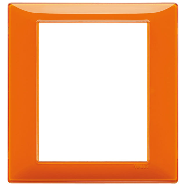 Vimar Plana Plate 8M Technopolymer Reflex Orange