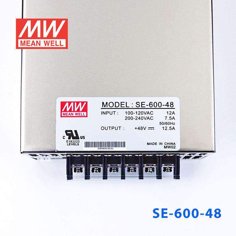 Mean Well SE-600-48 Power Supply 600W 48V 12.5A - PHOTO 2