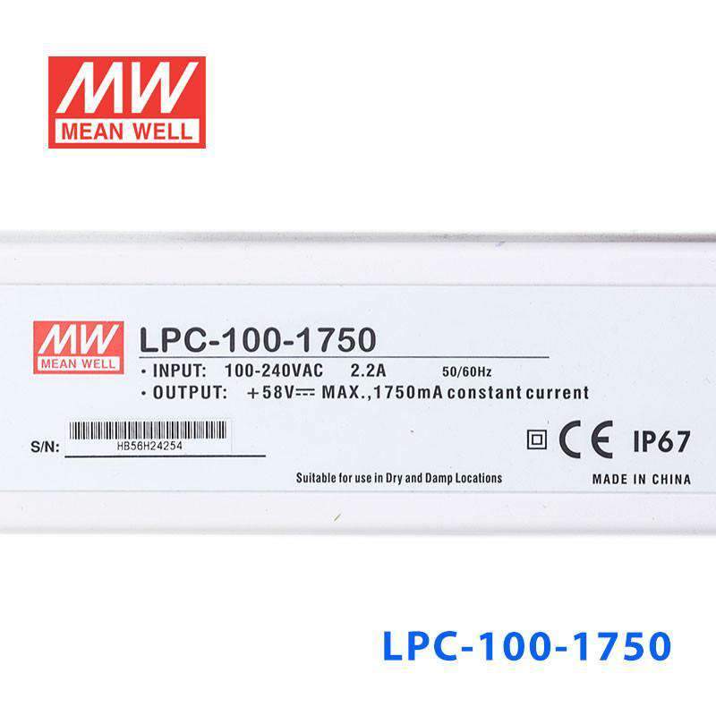 Mean Well LPC-100-1750 Power Supply 100W 1750mA - PHOTO 3