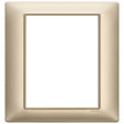 Vimar Plana Plate 8M Technopolymer Matt Champagne