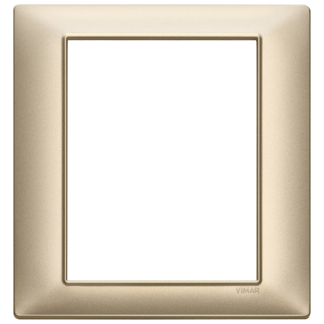 Vimar Plana Plate 8M Technopolymer Matt Champagne